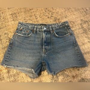Zara High Rise Denim Women's Shorts- Size 8 LIKE NEW
